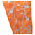 Hermès Foulard in seta Twilly Hermes Arancione  - vista 9