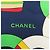 Sciarpa in seta con motivo Barca Chanel Blu navy - vista 7