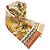 Sciarpa in seta con motivo fiori Monogram Louis Vuitton Marrone