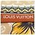 Sciarpa in seta con motivo fiori Monogram Louis Vuitton Marrone - vista 4