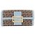Fendi Zucchino Pattern Long Wallet Brown Light blue
