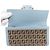 Fendi Zucchino Pattern Long Wallet Brown Light blue - view 4