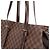 Borsa a Spalla Louis Vuitton Chelsea Damier Marrone - vista 13
