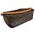 Borsa a tracolla Louis Vuitton Looping MM Monogram Marrone - vista 12