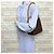 Borsa a tracolla Louis Vuitton Looping MM Monogram Marrone - vista 2