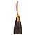 Borsa a tracolla Louis Vuitton Looping MM Monogram Marrone - vista 4