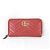 Cartera larga Gucci GG Marmont Blanco Roja