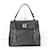 Bolsa de mão em couro Yves Saint Laurent Preto Branco  - vista 1