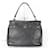 Bolsa de mão em couro Yves Saint Laurent Preto Branco  - vista 2