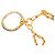 Collana con pendente lente d'ingrandimento Chanel Vintage Coco Mark D'oro - vista 3