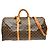 Louis Vuitton Keepall Bandouliere Monogram Canvas 60 Marrone