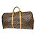 Louis Vuitton Keepall Bandouliere Monogram Canvas 60 Marrone - vista 2