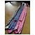 Autre Marque Set di 3 cravatte in seta Victoire Arthur Nero Rosa Bianco Blu Bianco sporco Blu chiaro Fuschia - vista 2