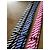Autre Marque Set di 3 cravatte in seta Victoire Arthur Nero Rosa Bianco Blu Bianco sporco Blu chiaro Fuschia - vista 6