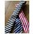 Autre Marque Set di 3 cravatte in seta Victoire Arthur Nero Rosa Bianco Blu Bianco sporco Blu chiaro Fuschia - vista 9