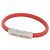 Bracciale Clip It M8120 Charm Louis Vuitton Argento Rosso