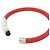 Bracciale Clip It M8120 Charm Louis Vuitton Argento Rosso - vista 4