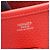Hermès Borsa Hermes Evelyne 3 Trois PM Rosso - vista 4