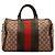 Gucci Borsa Boston Tela GG Supreme Marrone Rosso Beige Verde