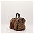 Gucci Borsa Boston Tela GG Supreme Marrone Rosso Beige Verde - vista 2