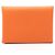 Hermès Monedero Hermes Calvi Duo Naranja