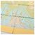 Hermès Sciarpa Hermes Carre 90 A CONTRE COURANT Blu Multicolore Giallo - vista 4