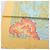 Hermès Sciarpa Hermes Carre 90 A CONTRE COURANT Blu Multicolore Giallo - vista 5