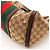 Gucci Borsa Boston in tela Monogram Marrone Rosso Verde Monogramma - vista 9