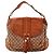 Gucci Borsa a tracolla GG Supreme in tela monogrammata e pelle Marrone