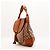 Gucci Borsa a tracolla GG Supreme in tela monogrammata e pelle Marrone - vista 2