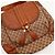 Gucci Borsa a tracolla GG Supreme in tela monogrammata e pelle Marrone - vista 6