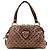 Gucci Borsa Boston Monogram GG con cuori Marrone