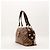 Gucci Borsa Boston Monogram GG con cuori Marrone - vista 2