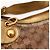 Gucci Borsa Hobo Monogram GG Heart Charm Marrone D'oro - vista 9