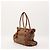 Gucci borsa tote GG Supreme in tela monogramma e pelle Marrone Beige - vista 2