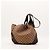 Gucci Borsa Hobo in tela Monogram GG Marrone - vista 2