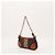 Gucci Borsa a tracolla in denim monogramma GG Marrone - vista 4