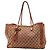 Gucci Borsa Tote in Tela GG Supreme e Pelle Marrone