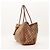 Gucci Borsa Tote in Tela GG Supreme e Pelle Marrone - vista 2