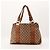 Borsa Tote Gucci in Tela Monogramma GG Marrone - vista 3