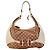 Gucci Borsa Hobo in tela Monogram GG Marrone Beige
