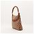 Bolsa de ombro Gucci GG Supreme alça de bambu Marrom - vista 4