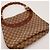 Bolsa de ombro Gucci GG Supreme alça de bambu Marrom - vista 6