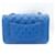 Timeless Chanel Classic Flap Mini Rectangular Cordero Azul Gold hardware - vista 7