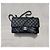 Chanel Classic Flap Bag Medium Pelle Caviar Nera Nero - vista 2