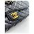 Borsa Chanel Classic Flap Media in Pelle Caviar Nera Nero - vista 4