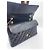 Borsa Chanel Classic Flap Media in Pelle Caviar Nera Nero - vista 9