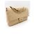 Chanel Classic Flap Medium Beige Pelle di Agnello - vista 3
