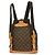 Louis Vuitton Vintage Montsouris Monogram Canvas GM Marron - vue 2