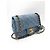 Chanel Mini Classic Flap Pearl Crush Borsa Denim Blu - vista 3